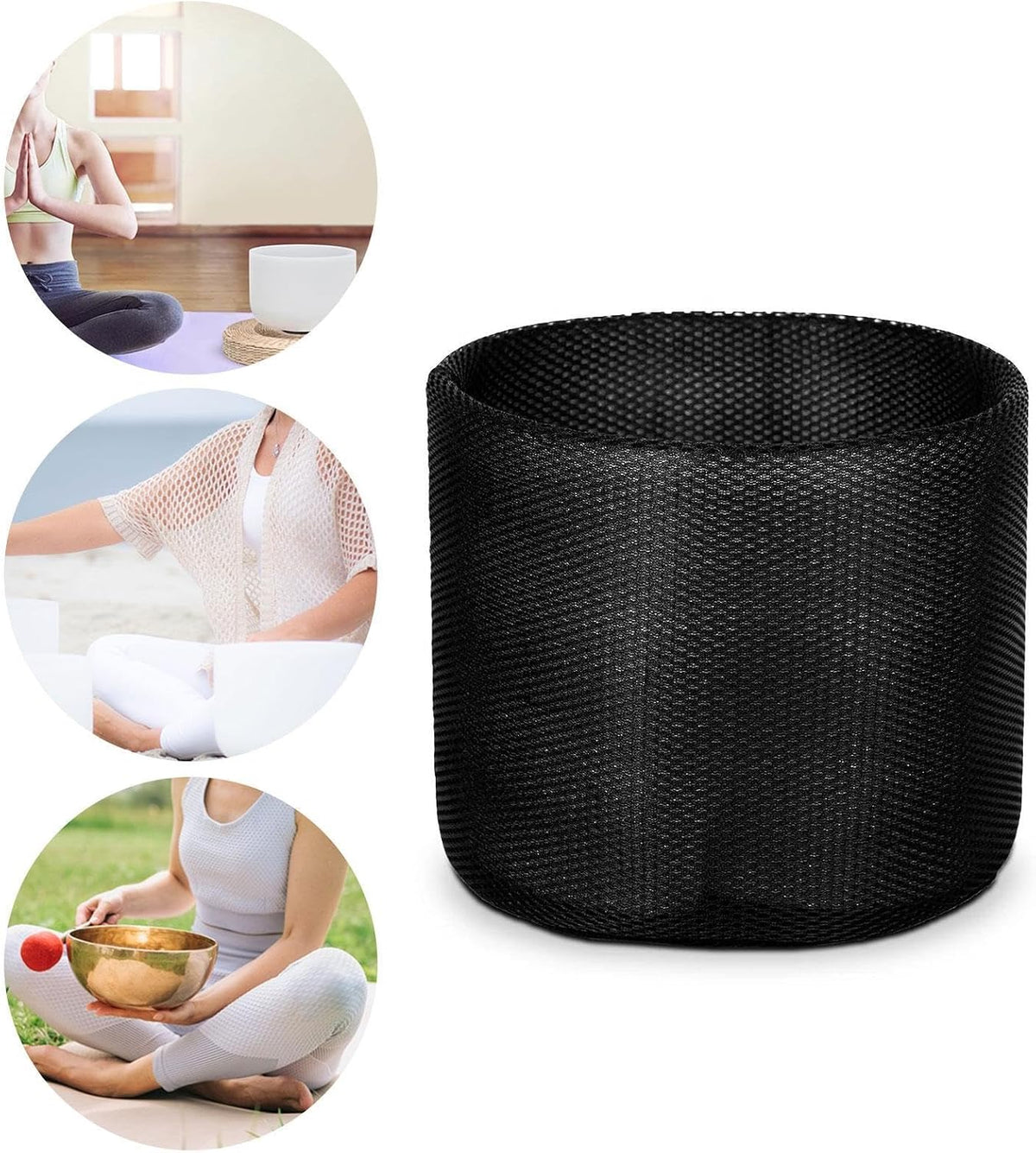 Carrying Case Lining Shockproof Storage Pouch Detachable Transport Bag for Meditation Yoga Camping- for 7inch