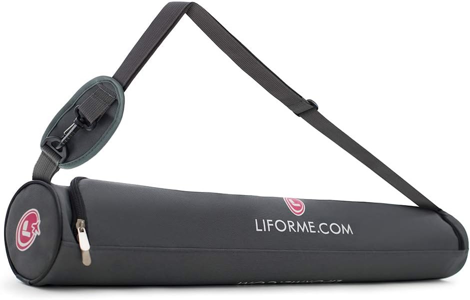 Classic Yoga Mat - Patented Alignment Design, Ultimate Grip | Eco-friendly, Non-Toxic, Sweat-Resistant, long, wide, 4.2mm thick mat for comfort, recommended for Hot Yoga, Free Yoga Bag