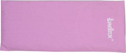 Weighted Eye Pillow - Flaxseeds & Lavender Eye Pillow Weighted for Restorative Yoga, Meditation & Stress Relief | Microwave Heating Pad & Cool Compress for Sinus Relief (Grey, Unscented)