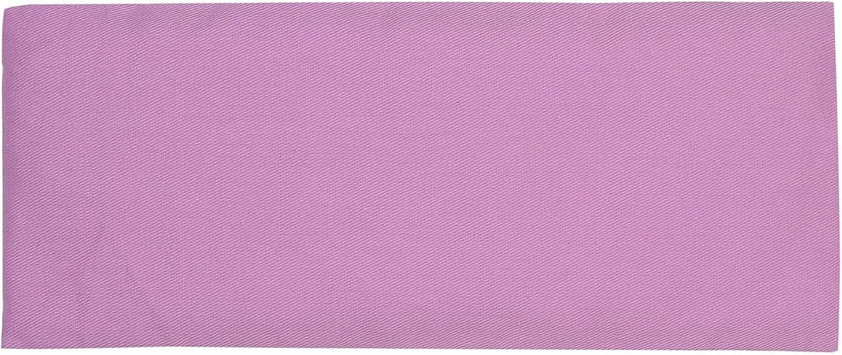 Weighted Eye Pillow - Flaxseeds & Lavender Eye Pillow Weighted for Restorative Yoga, Meditation & Stress Relief | Microwave Heating Pad & Cool Compress for Sinus Relief (Grey, Unscented)