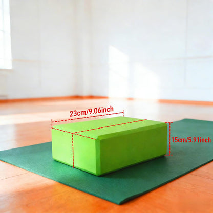 Non-Slip High-Density Yoga Foam Block – Balance & Support for Yoga, Pilates & Meditation
