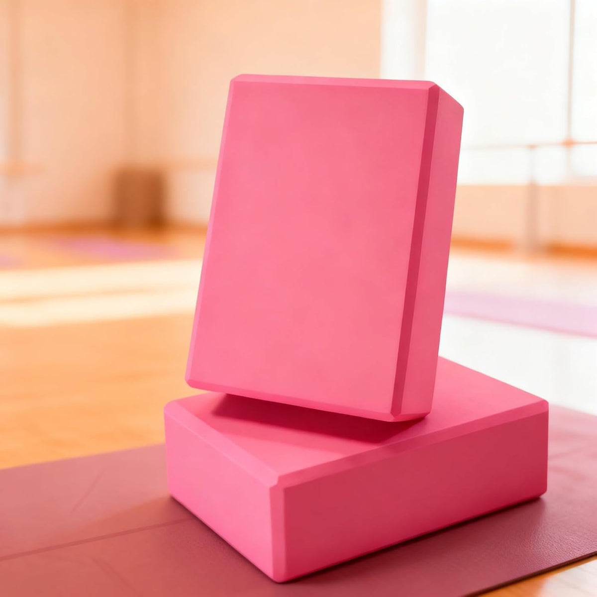 Non-Slip High-Density Yoga Foam Block – Balance & Support for Yoga, Pilates & Meditation