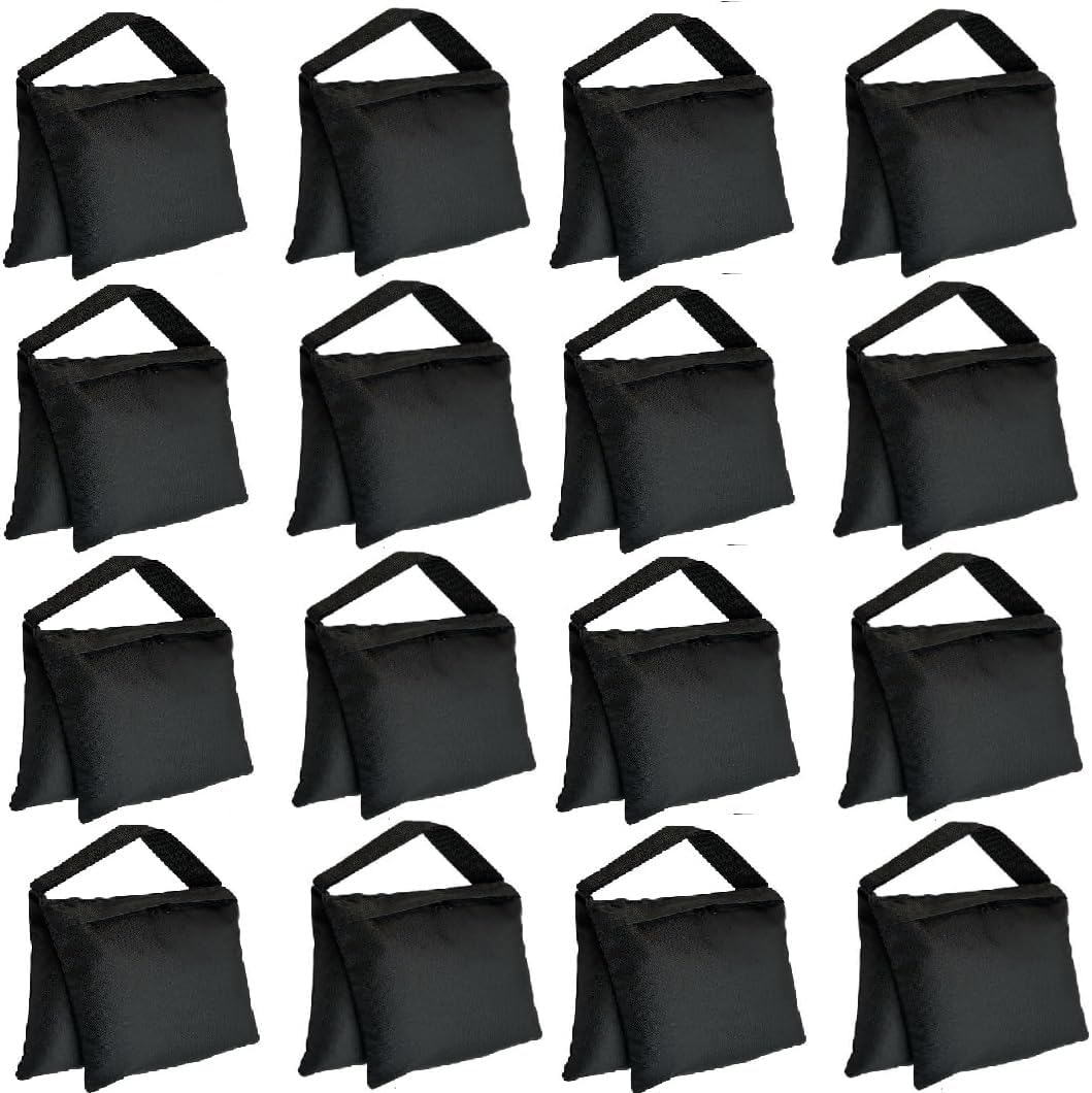 Weight Sand Bags Saddle-Bag Style for Photography Tripod, Video Equipment, Studio Set, Light Stand, Film Set, Folding Chair, Camping Tents, Sports, Indoor Outdoor Use
