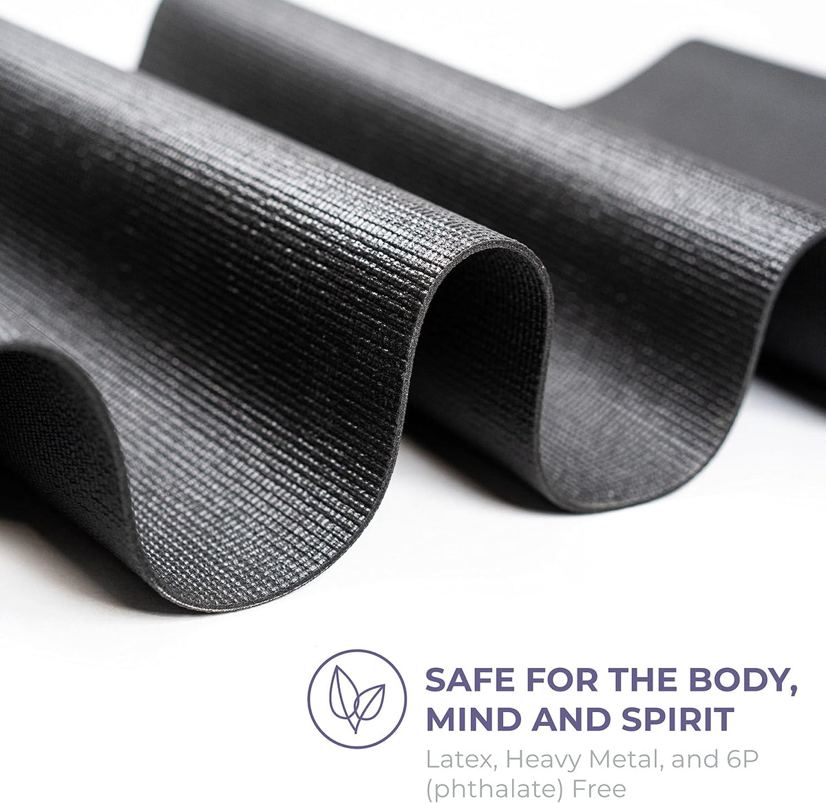 Voyage 5mm Studio Yoga Mats, 4 Pack, 72x24in