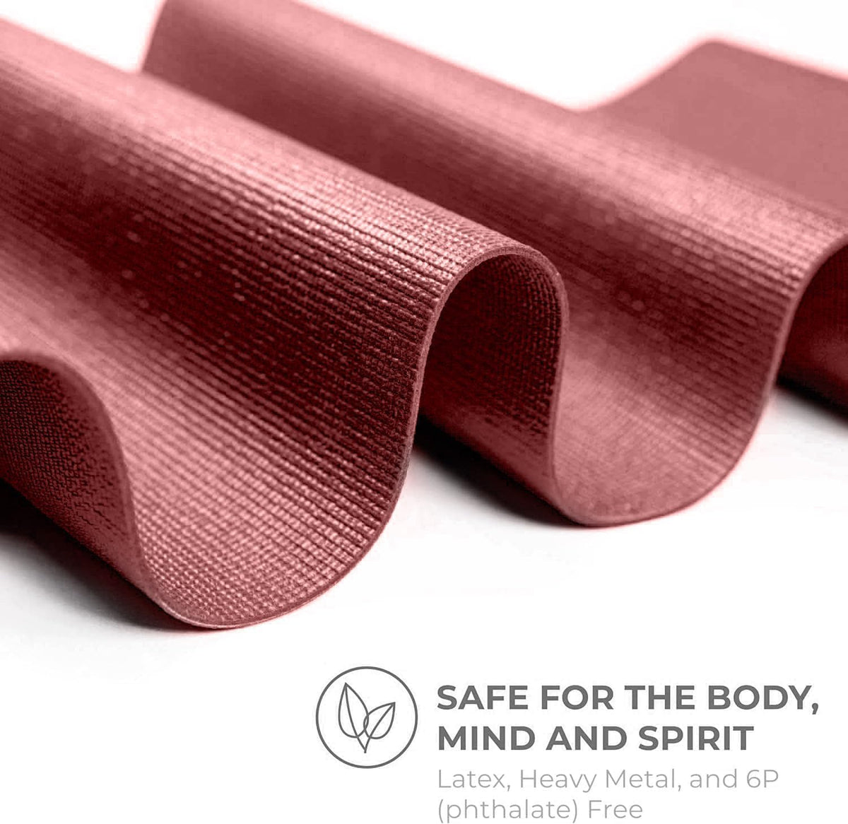 Voyage 5mm Studio Yoga Mats, 4 Pack, 72x24in