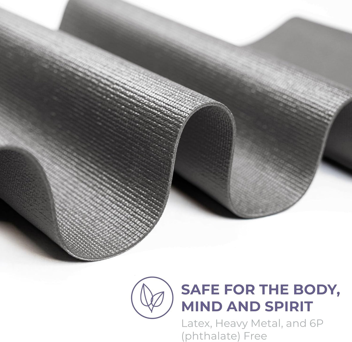 Voyage 5mm Studio Yoga Mats, 4 Pack, 72x24in