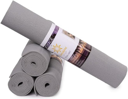 Voyage 5mm Studio Yoga Mats, 4 Pack, 72x24in