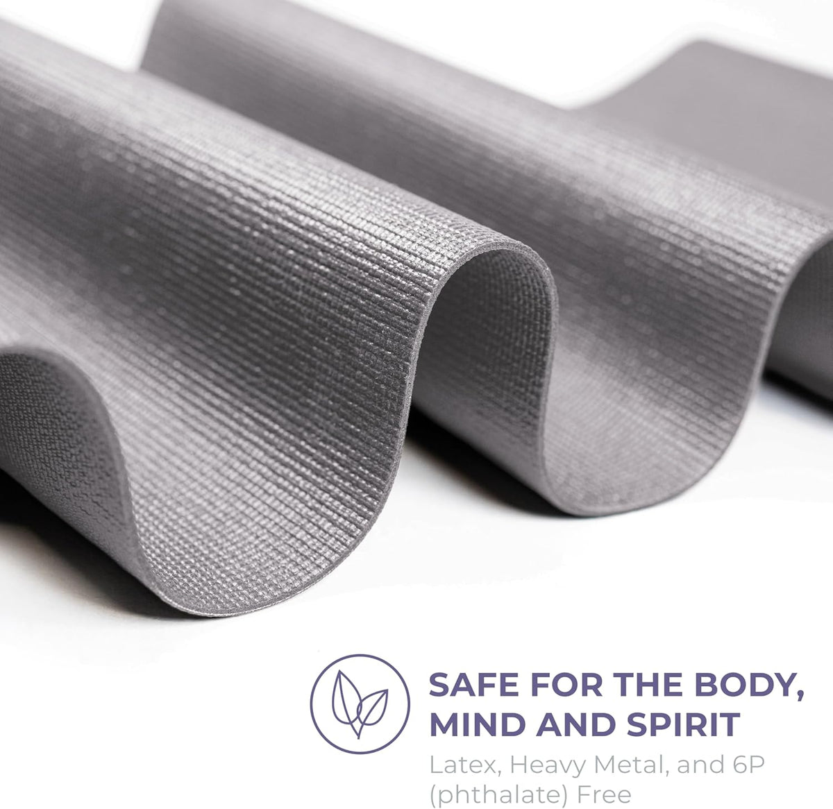 Voyage 5mm Studio Yoga Mats, 4 Pack, 72x24in
