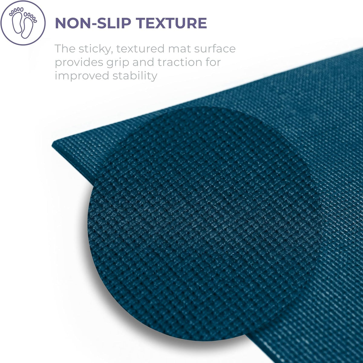 Voyage 5mm Studio Yoga Mats, 4 Pack, 72x24in