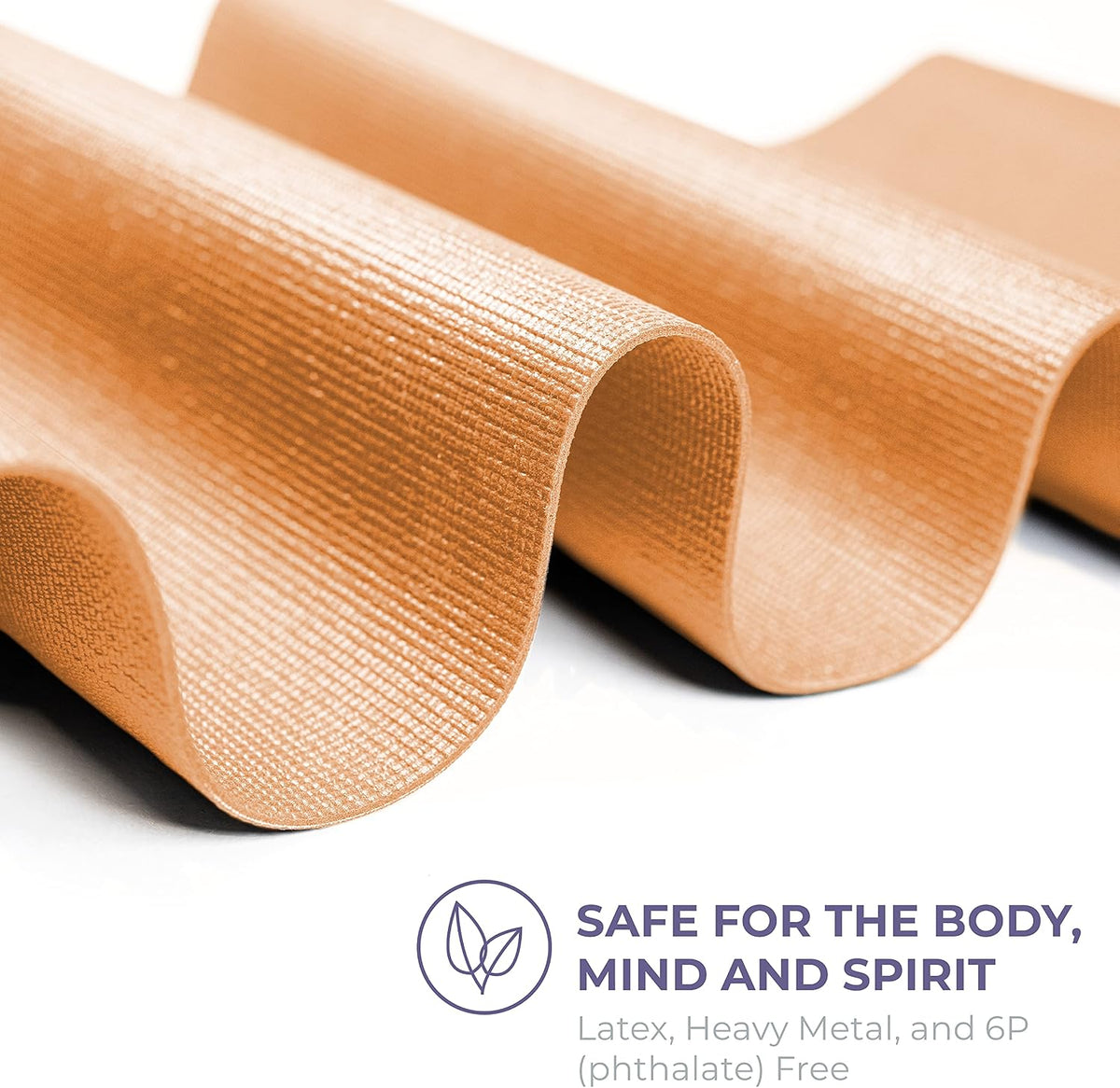 Voyage 5mm Studio Yoga Mats, 4 Pack, 72x24in