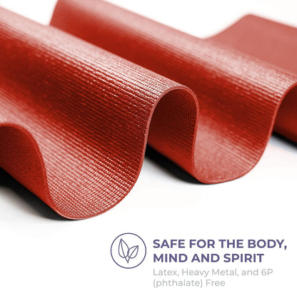 Voyage 5mm Studio Yoga Mats, 4 Pack, 72x24in