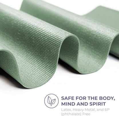 Voyage 5mm Studio Yoga Mats, 4 Pack, 72x24in