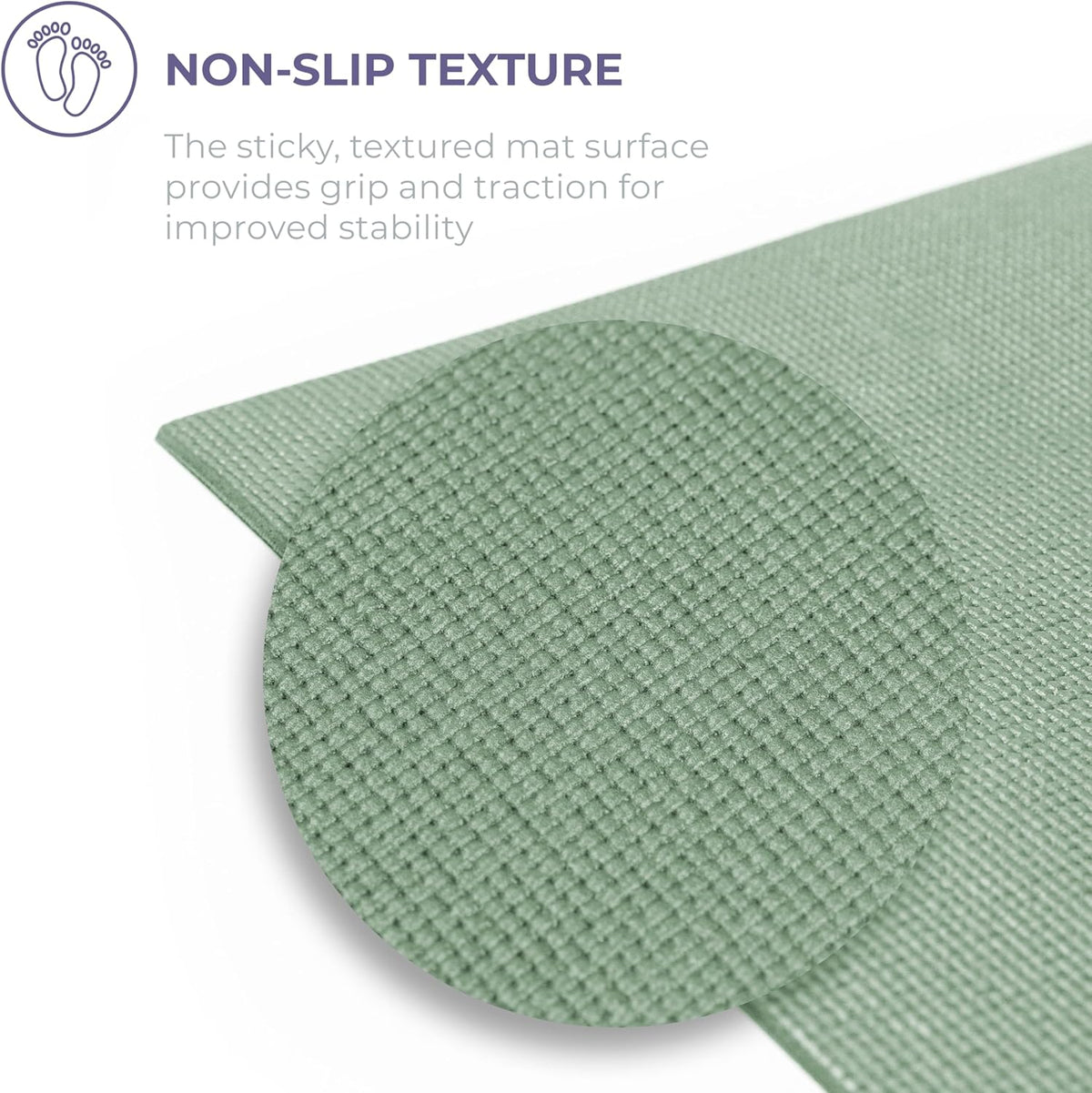 Voyage 5mm Studio Yoga Mats, 4 Pack, 72x24in
