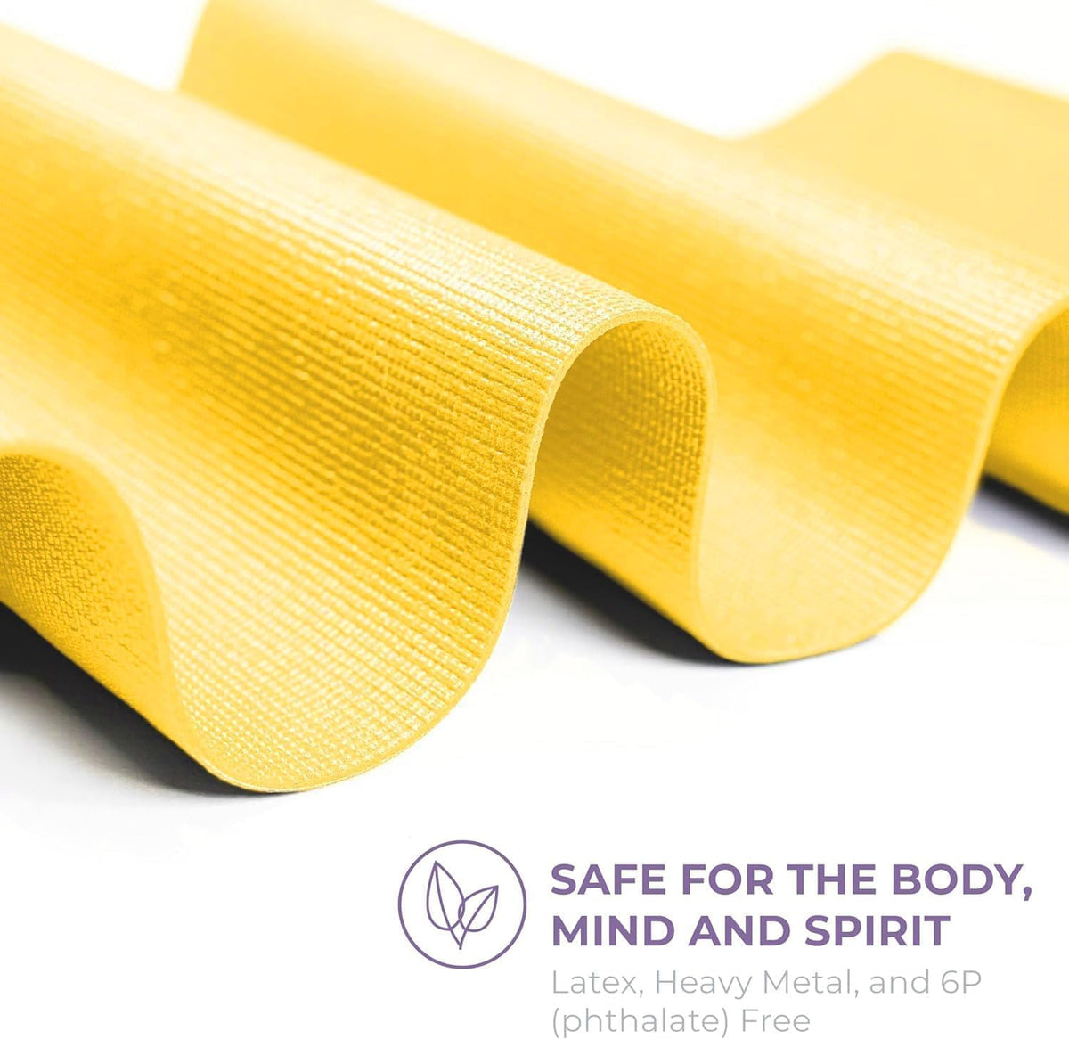 Voyage 5mm Studio Yoga Mats, 4 Pack, 72x24in