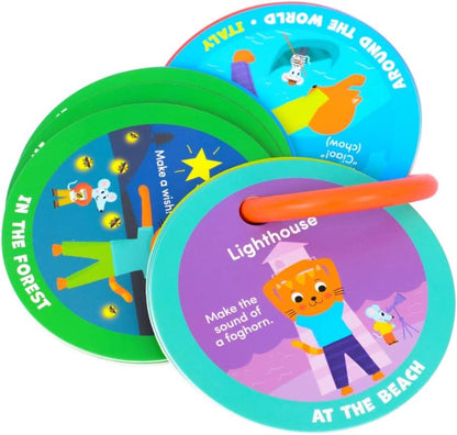 Preschool Yoga Cards for Kids, Set of 40 Poses and Activities, Beginner Yoga for Kids, Gifts for Ages 3+