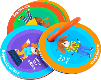 Preschool Yoga Cards for Kids, Set of 40 Poses and Activities, Beginner Yoga for Kids, Gifts for Ages 3+