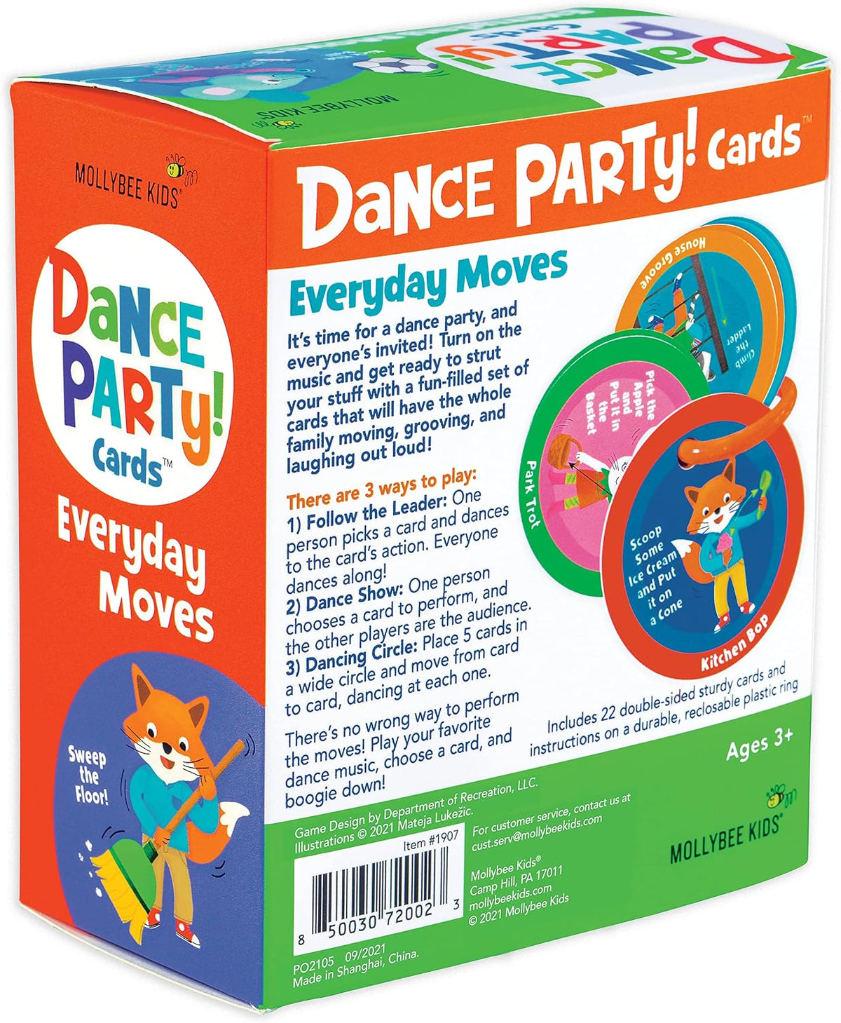 Preschool Yoga Cards for Kids, Set of 40 Poses and Activities, Beginner Yoga for Kids, Gifts for Ages 3+