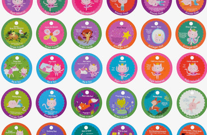 Preschool Yoga Cards for Kids, Set of 40 Poses and Activities, Beginner Yoga for Kids, Gifts for Ages 3+