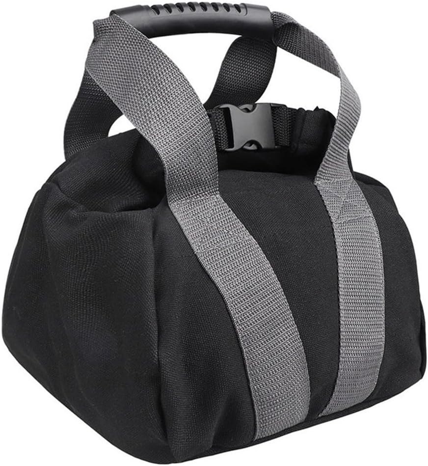 Adjustable Sandbag for Fitness and Yoga - Kettlebell Alternative Weight Training Sandbag with Handle, 0-35 lbs Capacity, Canvas For Home Gym Equipment for Strength Training and