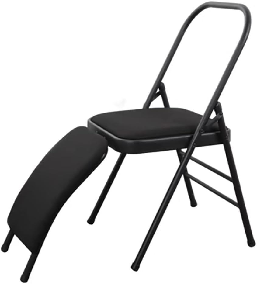 Pilates Yoga Chair,Iyengar Yoga Chair,Yoga Inversion chairyoga Assist Chair,with Lumbar Back Support,Backless Chair Yoga Chair,Blue