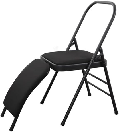 Pilates Yoga Chair,Iyengar Yoga Chair,Yoga Inversion chairyoga Assist Chair,with Lumbar Back Support,Backless Chair Yoga Chair,Blue