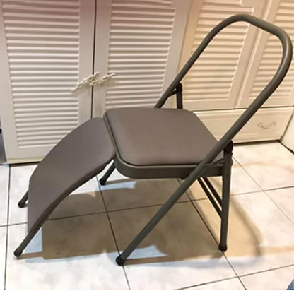 Pilates Yoga Chair,Iyengar Yoga Chair,Yoga Inversion chairyoga Assist Chair,with Lumbar Back Support,Backless Chair Yoga Chair,Blue
