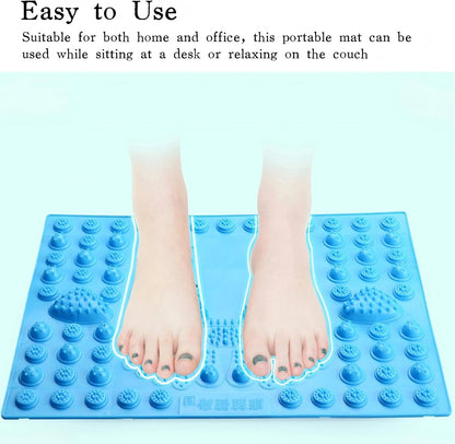 Reflexology Acupressure Foot Massage Pad Pressure Mat Home Office