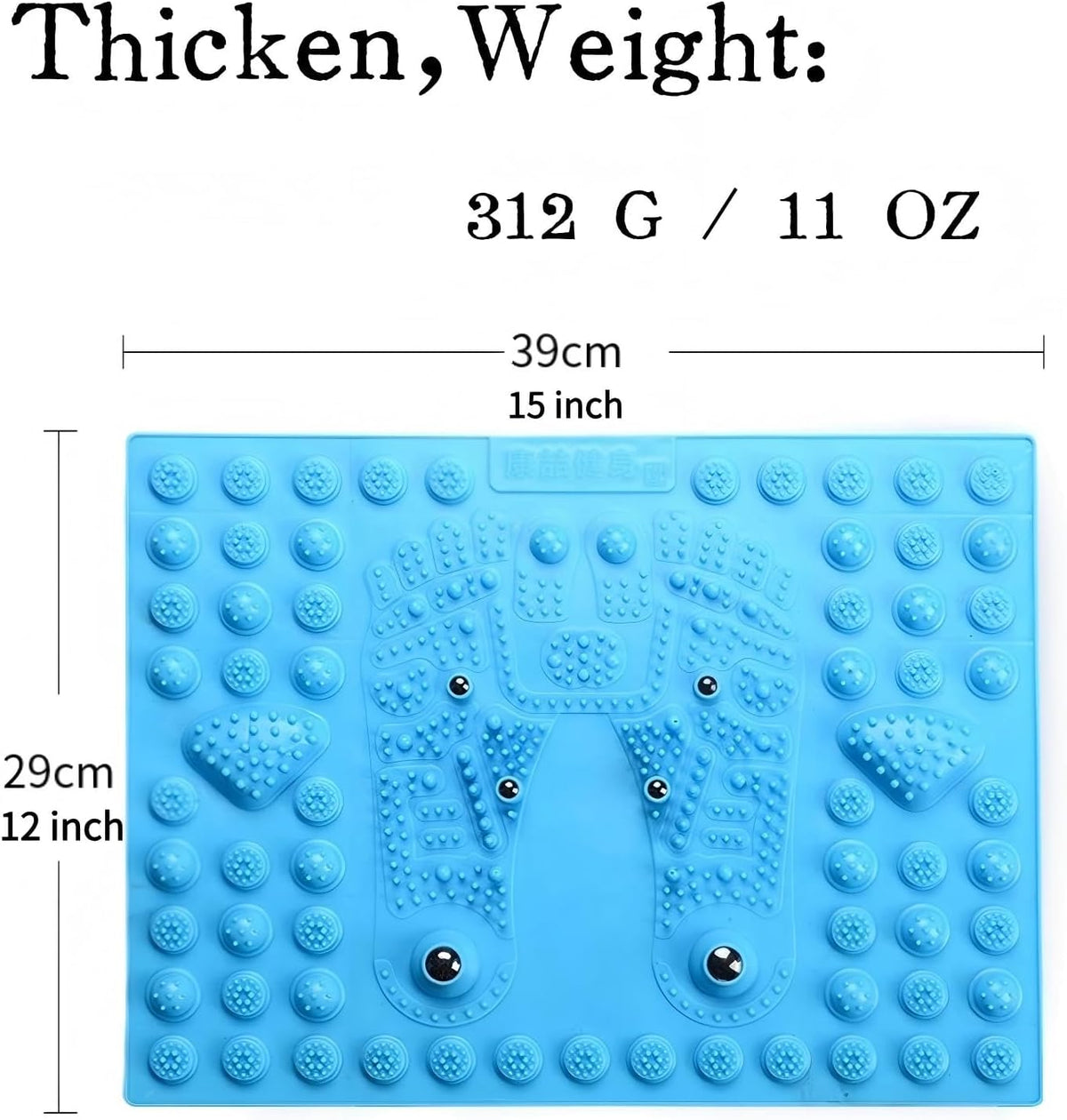 Reflexology Acupressure Foot Massage Pad Pressure Mat Home Office