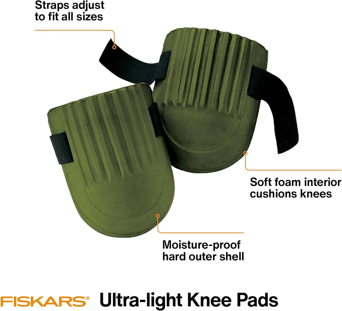 Lightweight & Durable Knee Pads for Gardening and Housework - with Comfortable Padded Foam Cushioning