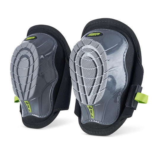 AWP Flat Gel Stabilizer Non-Skid Knee Pads, 1 Pair, Black