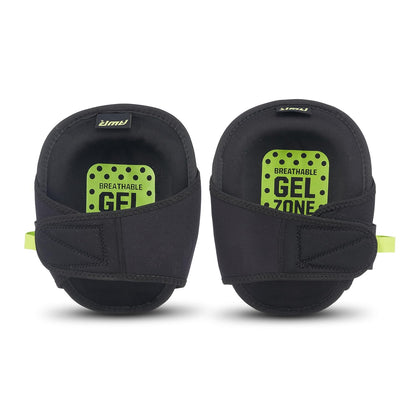 AWP Flat Gel Stabilizer Non-Skid Knee Pads, 1 Pair, Black