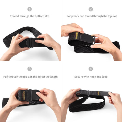 Elastic Cinch Straps with Anti-Slip Strips, 24'' x 2'' (4 Pack)