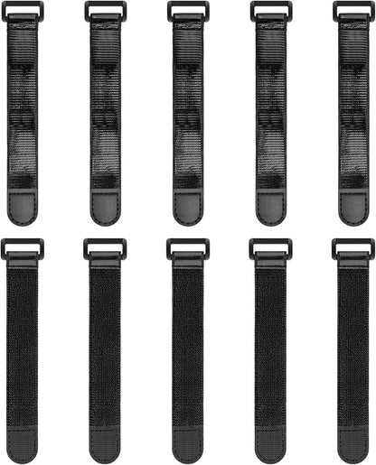Elastic Cinch Straps with Anti-Slip Strips, 24'' x 2'' (4 Pack)