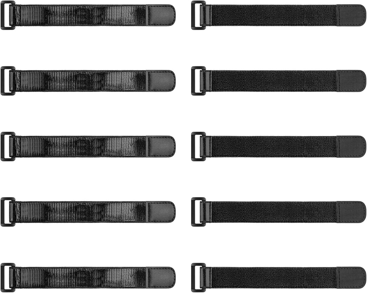Elastic Cinch Straps with Anti-Slip Strips, 24'' x 2'' (4 Pack)