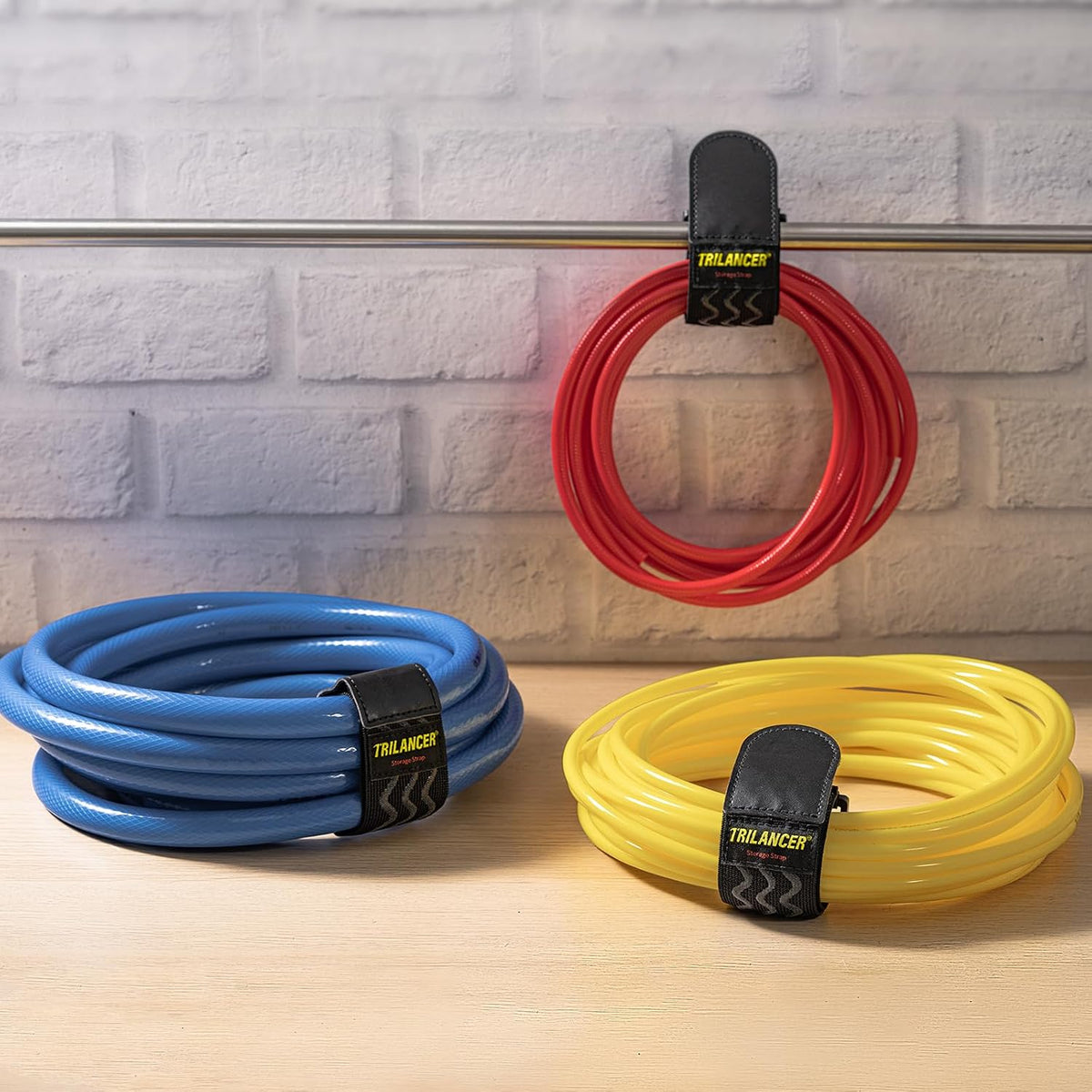 Elastic Cinch Straps with Anti-Slip Strips, 24'' x 2'' (4 Pack)