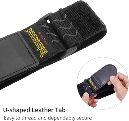 Elastic Cinch Straps with Anti-Slip Strips, 24'' x 2'' (4 Pack)