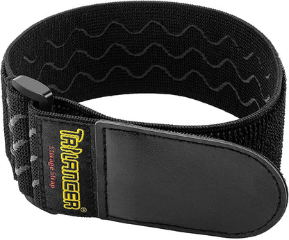 Elastic Cinch Straps with Anti-Slip Strips, 24'' x 2'' (4 Pack)