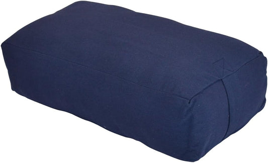 MAXSupport Deluxe Rectangular Cotton Yoga Bolster