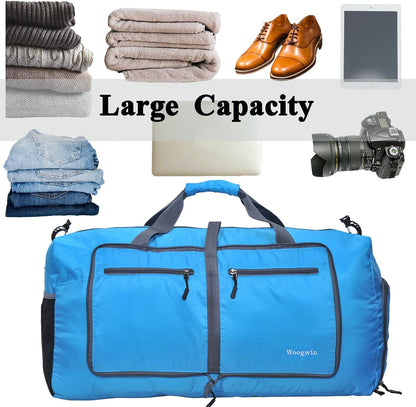 Travel Duffel Bag Large Foldable Waterproof Overnight Bag for Beach Swim Bags Pool Sports Gym