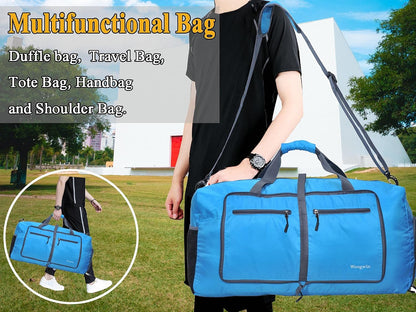 Travel Duffel Bag Large Foldable Waterproof Overnight Bag for Beach Swim Bags Pool Sports Gym