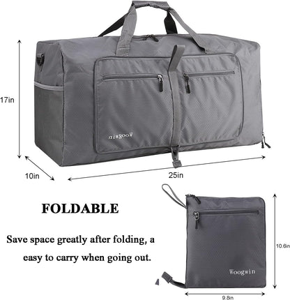 Travel Duffel Bag Large Foldable Waterproof Overnight Bag for Beach Swim Bags Pool Sports Gym