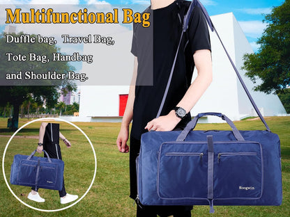 Travel Duffel Bag Large Foldable Waterproof Overnight Bag for Beach Swim Bags Pool Sports Gym