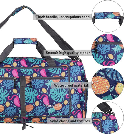 Travel Duffel Bag Large Foldable Waterproof Overnight Bag for Beach Swim Bags Pool Sports Gym