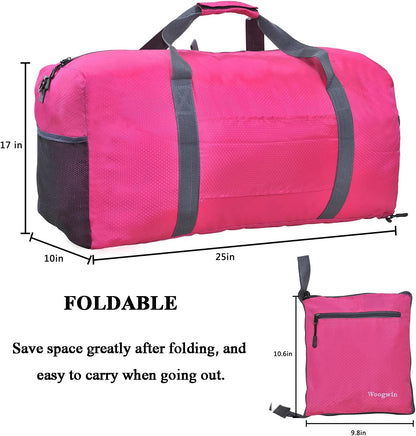 Travel Duffel Bag Large Foldable Waterproof Overnight Bag for Beach Swim Bags Pool Sports Gym