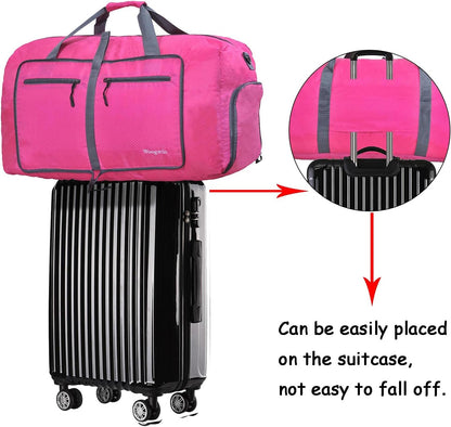 Travel Duffel Bag Large Foldable Waterproof Overnight Bag for Beach Swim Bags Pool Sports Gym