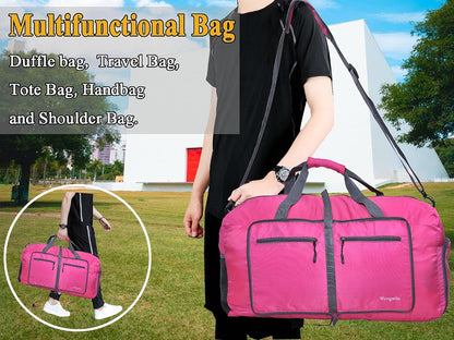Travel Duffel Bag Large Foldable Waterproof Overnight Bag for Beach Swim Bags Pool Sports Gym