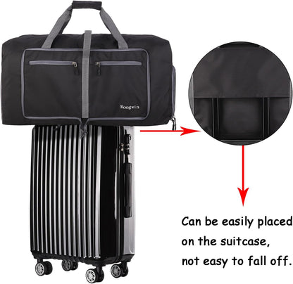 Travel Duffel Bag Large Foldable Waterproof Overnight Bag for Beach Swim Bags Pool Sports Gym