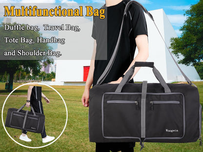 Travel Duffel Bag Large Foldable Waterproof Overnight Bag for Beach Swim Bags Pool Sports Gym