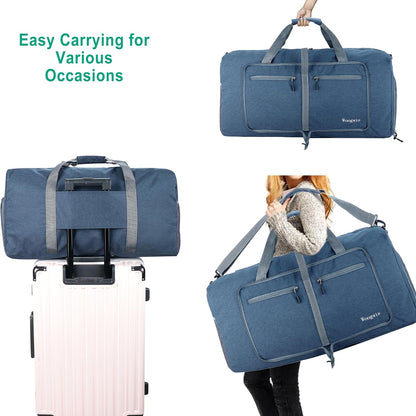 Travel Duffel Bag Large Foldable Waterproof Overnight Bag for Beach Swim Bags Pool Sports Gym