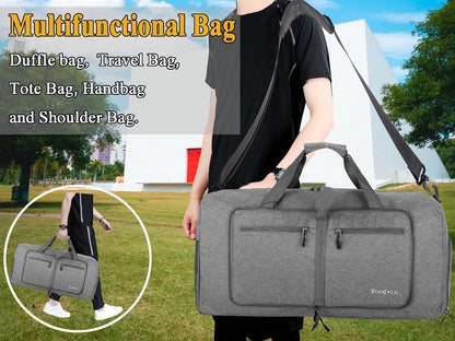 Travel Duffel Bag Large Foldable Waterproof Overnight Bag for Beach Swim Bags Pool Sports Gym